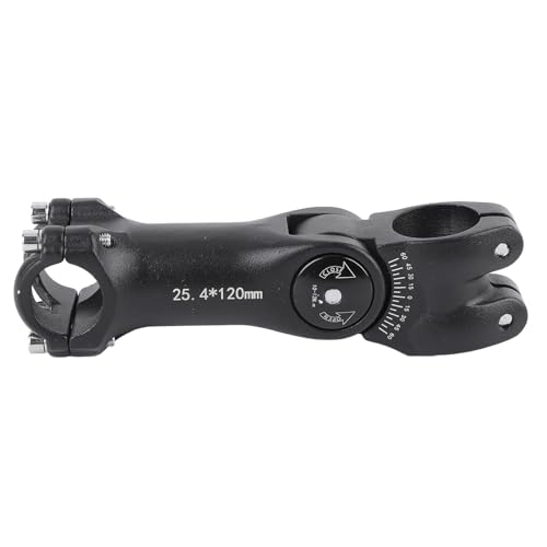 Alomejor Einstellbarer Lenkerstamm, Aluminiumlegierung 60 Grad Range Bike Stamm für Road Mountainbikes von Alomejor