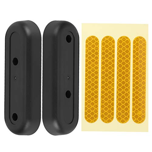 Alomejor Electric Scooter Fork Decorative Cover Reflektierender Aufkleber für Max G30, Kombination aus Schutzhülle und Aufkleber, Einfache Installation, Umweltfreundliches Haustier (Yellow) von Alomejor