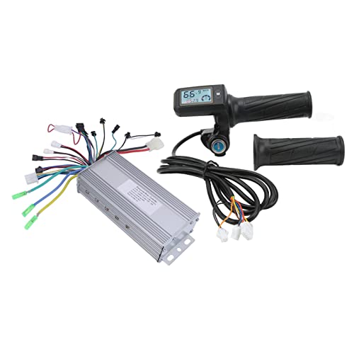 Alomejor Elektromotor -Controller -Kit mit LCD Bildschirmgas, Stabiler Geschwindigkeitsregelung, Breiter Anwendung, Aluminiumbox/Abdeckung für Lenker 22,5 Mm Durchmesser von Alomejor