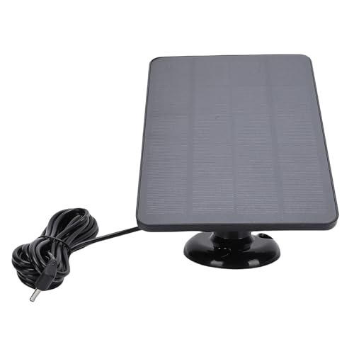 Alomejor Energieeinsparung 4W -Solar -Panel Ladegerät mit Halter (BLACK) von Alomejor