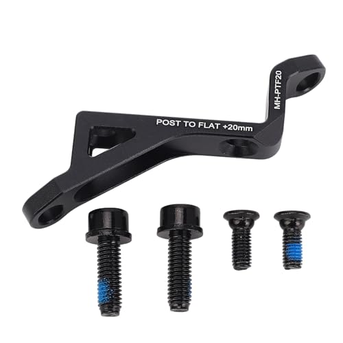 Alomejor Fahrradscheibenbremsmontagadapter, Umbauplatten -Kit 180 -mm -Rotorkompatibilität für die Straße zu Bergscheibenbremsen von Alomejor