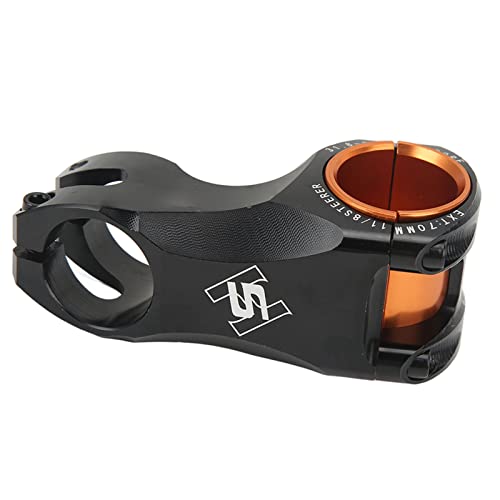 Alomejor Fahrradstiel Leichtes Langlebiger Riser - Einfache Installation für Roadbike Mountainbike - Aluminiumlegierung, Schwarz, Schwarz (Black) von Alomejor