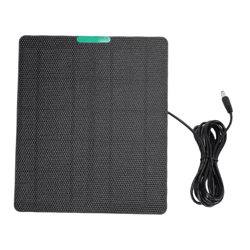 Alomejor Hocheffizienz 10W Solarpanelkit für Überwachungskamera Universal Solar Ladegerät für Ring/Blink/ (BLACK) von Alomejor