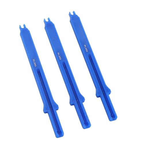 Alomejor Hochfestige 3D -gedruckte Materialstecker -Werkzeug, Ergonomisches Anti Schlupf Griff, Komplette 3 PC Set E Röhrchen, Kabel Unplug Werkzeug für Elektronische Verschiebungskabel mit Anti von Alomejor