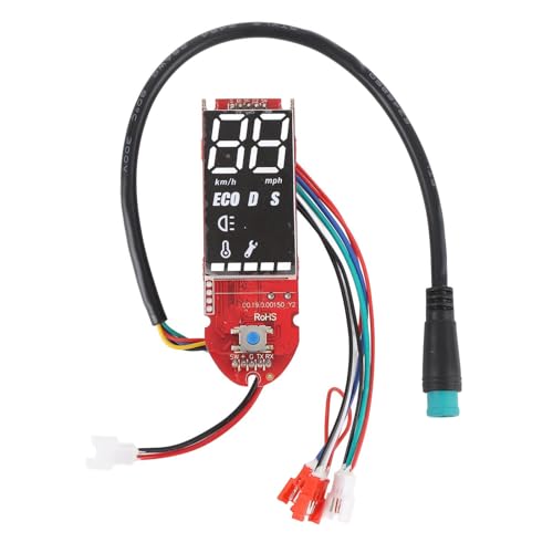 Alomejor Hochintegriertes, Vielseitiges Display, Armaturenbrett für Elektroroller mit Anschluss, Multifunktionsdisplay für M365 M365 Pro von Alomejor
