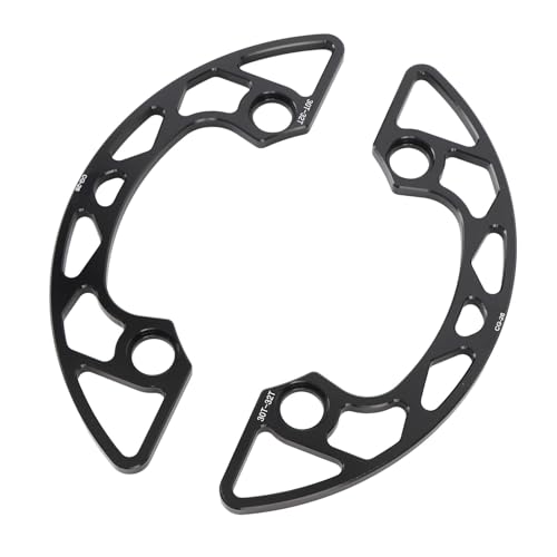 Alomejor Kettenblattschutz aus Aluminiumlegierung, Separater Kurbelradschutz, 30T-32T, 104BCD, Schmales, Breites Zahnkettenblatt (Black) von Alomejor