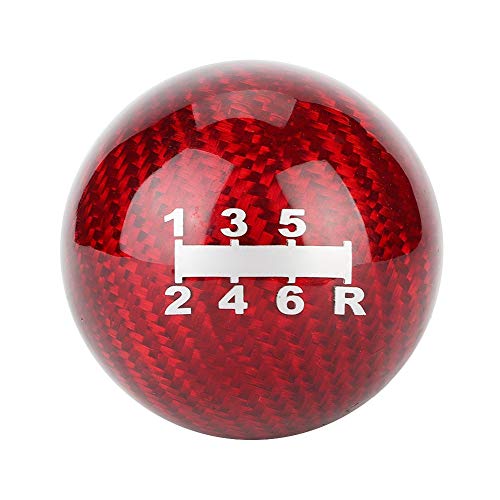 Alomejor Kohlefaser 6-Gang-Autokanalschaltknopf, Einfache Installation, Aftermarket & Exquisite Handwerkskunst, Langlebig mit Einzigartigem Design, Universell, Hergestellt aus Hochwertigem Material Alomejor Kohlefaser 6-Gang-Autokanalschaltknopf, Einfache Installation, Aftermarket & Exquisite Handwerkskunst, Langlebig mit Einzigartigem Design, Universell, Hergestellt aus Hochwertigem Material von Alomejor