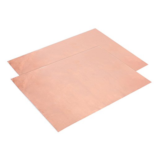 Alomejor Kupferfolie 30cm * 20cm Einseitiges Folienband EMI-Abschirmung Single Conductive Adhesive für Gitarre EMI-Abschirmung Slug Crafts von Alomejor