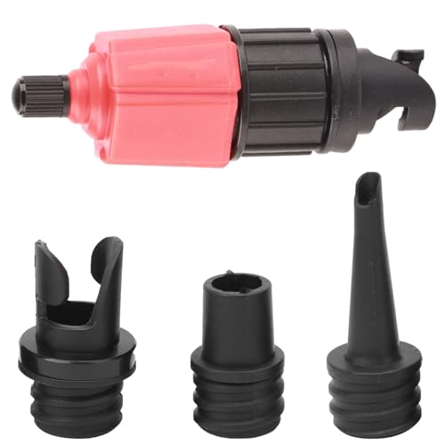 Alomejor -Luftpumpenkonverter Stabiler Struktur Langes Lebensventiladapter für Aufblasbares Pool -Kanu, Nylon + Aluminiumlegierung von Alomejor