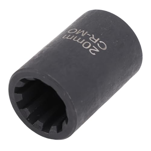 Alomejor Metallbremse-Sockel-Sockel-Tool für S4 S5 Cayman SQ5, Langlebige Haltbarkeit für Effiziente Wartungsaufgaben (20 mm x 10pt) von Alomejor