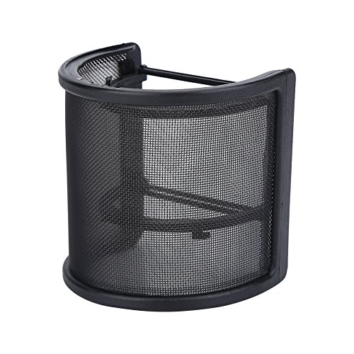 Alomejor Mikrofon Filter, Mesh Mikrofon Windschutzscheibe Maske Schild Handheld Mikrofon Filter Mic Windschutz für Studio Alomejor Mikrofon Filter, Mesh Mikrofon Windschutzscheibe Maske Schild Handheld Mikrofon Filter Mic Windschutz für Studio von Alomejor