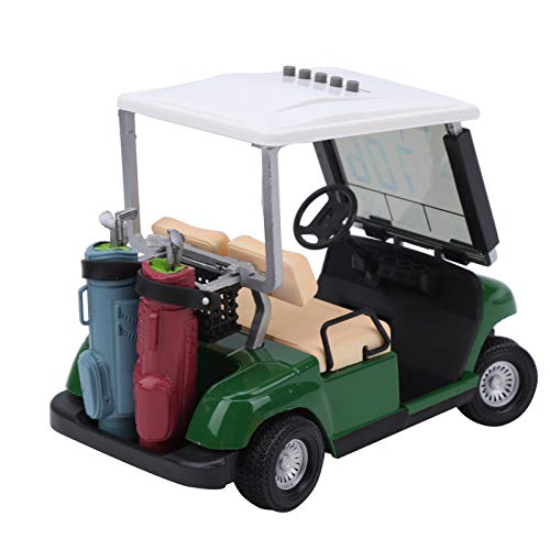 Alomejor Mini Cart Modell Wecker mit LCD-Anzeige Uhrzeit Datum und Temperatur für die Dekoration von Alomejor
