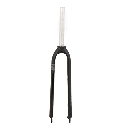 Alomejor Mountainbike Hartgabel 26 27,5 29 Zoll Vorderradfeder mit Al6069 Aluminiumlegierungmaterial für Scheibenbremse (Schwarz grau) von Alomejor