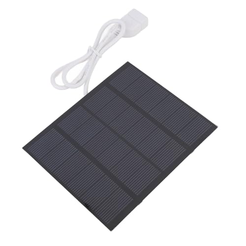 Alomejor Multifunktional Solarladegerät Leichte Ladelösung für Camping und Wanderung 1,5W 6V Solarpanel von Alomejor