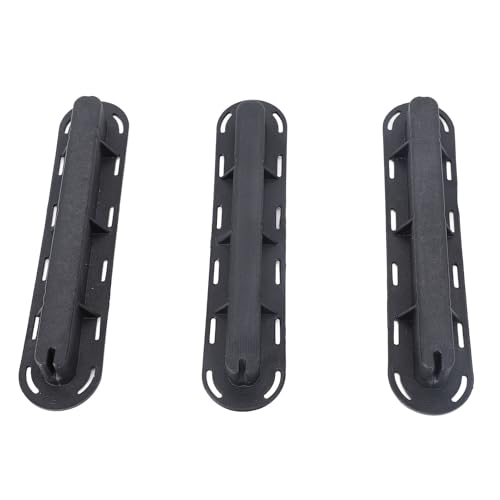 Alomejor PVC Surfboard Finbox Set für eine Verbesserte Leistung auf Wasser für Paddel -Boarder -Material: PVC (Black) von Alomejor