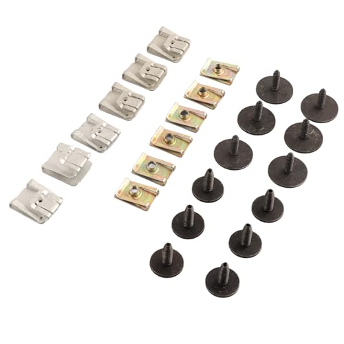 Alomejor Premium Metal Motor Motor Undertray Clips Kit MC3003 Ersatzhöhe Zuverlässigkeit für C -Klasse W203 W204 CL203 für 24 Prozent von Alomejor