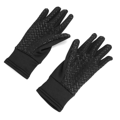 Alomejor Reithandschuhe Reithandschuhe mit Silikon-Schlupf-Palme für Verbesserte Griffwärme und Komfort (L Größe (für den Handgelenksumfang 17-19,5) von Alomejor