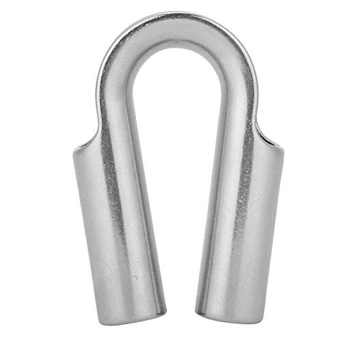 Edelstahl Seil Fingerhut f¨¹r Seile ab 6 mm bis 24 mm - robuste Metall H¨¹lle f¨¹r Seilknoten Schutz & St?rkung von Alomejor