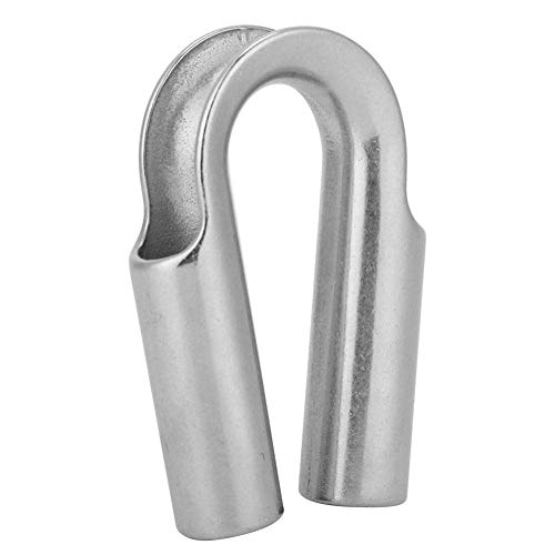 Alomejor Seil Fingerhut Edelstahl Rohr Fingerhut für 6 mm 7 mm 8 mm 10 mm 12 mm 15 mm 18 mm 20 mm 22 mm 24 mm Seil(12mm-1pc) von Alomejor