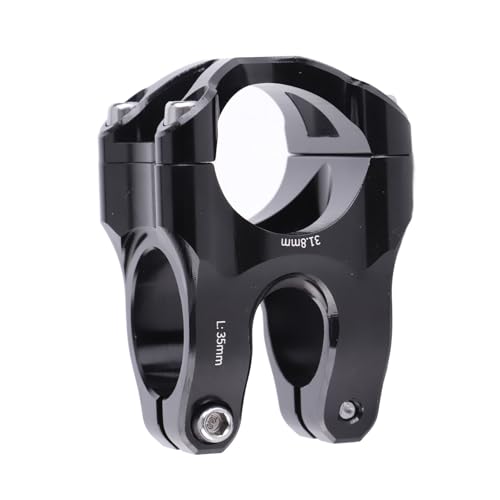 Alomejor Shar -Stamm Leichter Haltbarer Widerstand mit Hohem Widerstand CNC in CNC in Kurzer Stiel in Mountainbike -Legierung, Leicht zu Installieren für die Meisten Roadbikes, Berg, Berg, (Black) von Alomejor