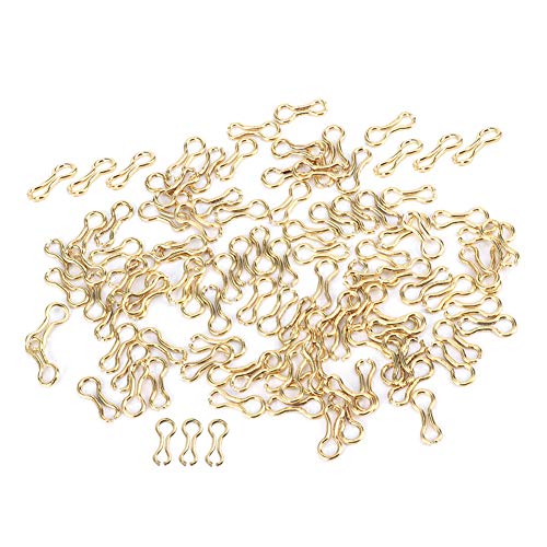 Alomejor Sinker Eyes 300PCS Karpfen Angeln Draht Augen Sinker Fishing Größe S M Lange Sinker Eyes Ösen Schraube(M) von Alomejor