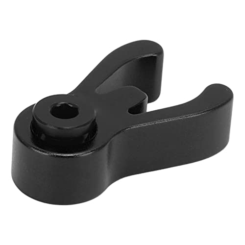 Alomejor Stabile Performance -Fahrradstielkather Exquisitesarbeit, Aluminiumlegierung (Black) von Alomejor