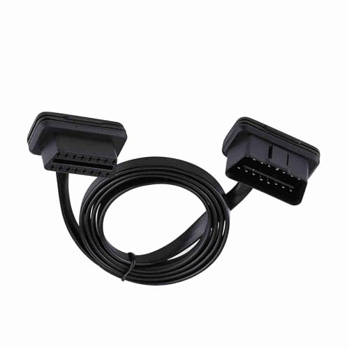 Alomejor Stabiler OBD2 Male -to -Female Verlängerungskabel Diagnoseadapter für Auto Auto 16 Pin, Professionelle Fertigung, Langlebiger Gebrauch (100cm) von Alomejor