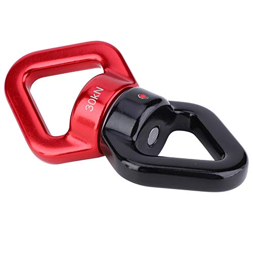 Alomejor Swing Drehsicherheits -Rotationsgerät, 30kn -Kapazität, für Baumschwung, Lufttanz, Kinderschwung, Hängende Hängematte (Rot Schwarz) von Alomejor