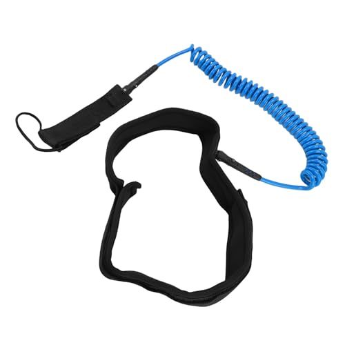 Alomejor TPU 10ft Surf -Leine ohne Sich Verwickelt, Robuste und Komfortable Paddleboard -Leine für Surfenbegeisterte (Blue) von Alomejor