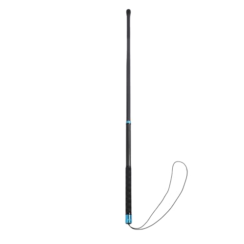 Alomejor Teleskopenfischerei-Netto-Pole, Ultra-Leichter Kohlefaser, Tragbar und für das Fischen, Einfaches Handling mit Universeller Kompatibilität, Teleskopdesign mit Hoher Dichte (110 cm von Alomejor