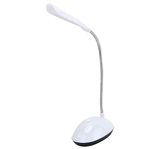 Tischlampe, Kinder-LED-Leselampe für 360°, Flexibler Augenschutz, Kopfteillampe, Weiß von Alomejor