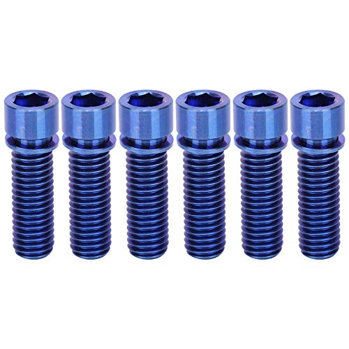 Alomejor Titaniumlegierung Leichtes Fahrrad Gidwoon Bolt Bike Leidenschaften für Set, 6 STK (Blue) von Alomejor