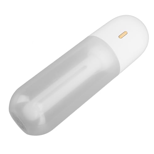Alomejor Tragbarer Luftbefeuchter Desktop -Luftbefeuchter Kleiner mit 800 -mAh Batterie Nano Level Nebel Smart Control für Büroreisen Schlafzimmer (WHITE) von Alomejor