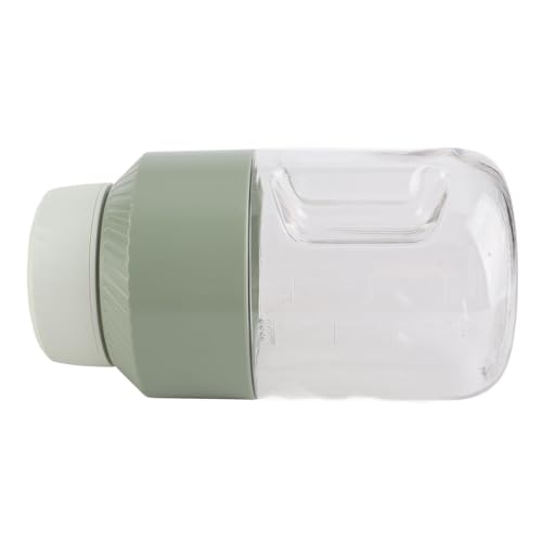 Alomejor Tragbarer Mixer Cordless Mixer Travel 1000 Ml 18000 U/Min 3000mAh Batterie Dual Deckel Typ-C-Lade-BPA-freies PC-Material für Smoothies Shakes Outdoor Fitnessstudio Home (GREEN) von Alomejor