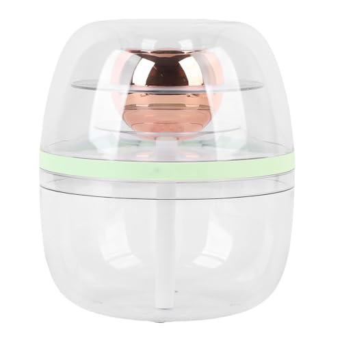 Alomejor Transparente Luftbefeuchter Klarer Wassertankfeuchter 3L Großkapazität mit Dual -Sprühdüsen (GREEN) von Alomejor