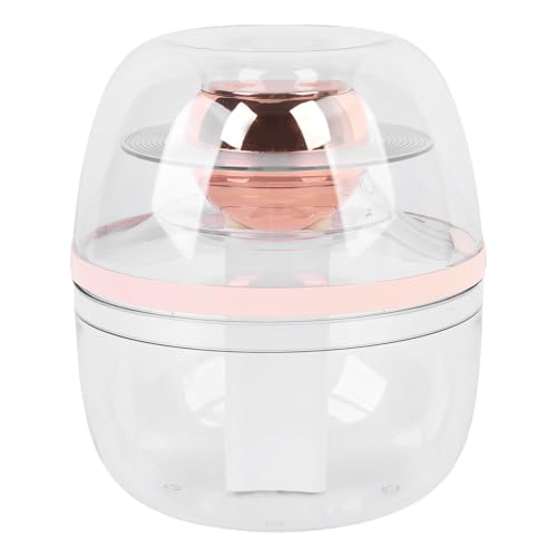 Alomejor Transparente Luftbefeuchter Klarer Wassertankfeuchter 3L Großkapazität mit Dual -Sprühdüsen (PINK) von Alomejor