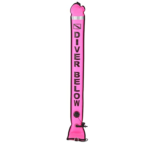 Alomejor Tube des Mehrzweck -Tauchmarker -Signals mit Häkel und Schleifendesign für Einfachen Transport (PINK) von Alomejor