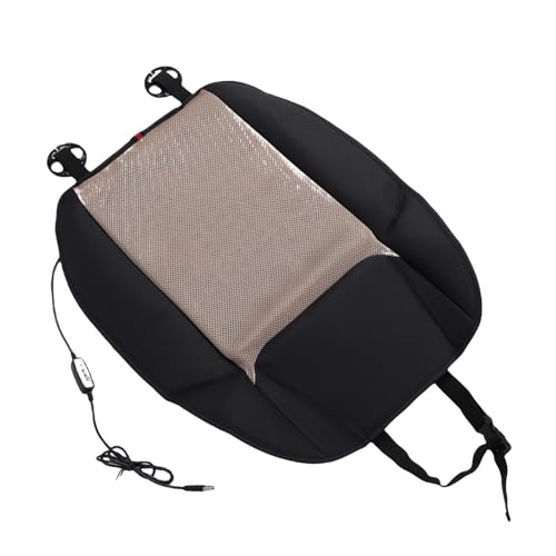 Alomejor USB Betrieben Belüftete Kühlauto -Pad 3 Temperatureinstellungen für Auto SUV Truck Van RV (Rückenkissen) von Alomejor