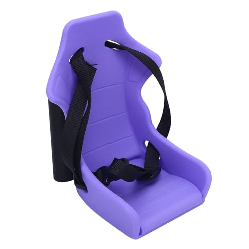 Alomejor Verstellbares Gurt, Puppenrad Sitzträger Dekoration Sitzpuppenträger Leichtes Plastik für Kinderbikes (Purple) von Alomejor