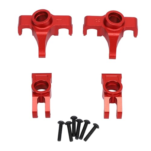 Alomejor Vorderer Lenkblock, Hinterer Radträger, Upgrade-Teile für 1/14 14209 14210, Automodell-Zubehör aus Aluminiumlegierung, Ersatz-Kit von Alomejor