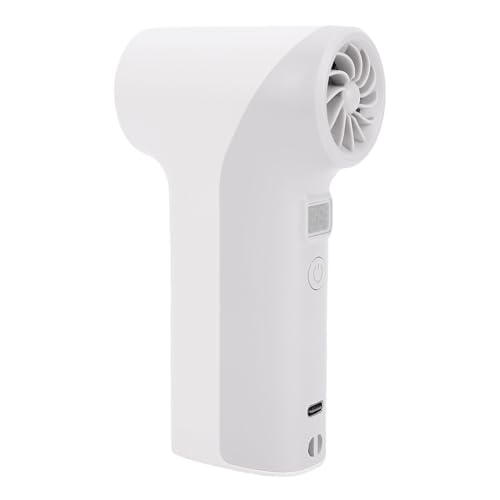 Alomejor Wiederaufladbarer -Lüfter U/Min Hochgeschwindigkeit 5 Gears Tragbarer Handheld -Lüfter mit LED Licht für den Gebrauch von Heimbüro (GREY) von Alomejor