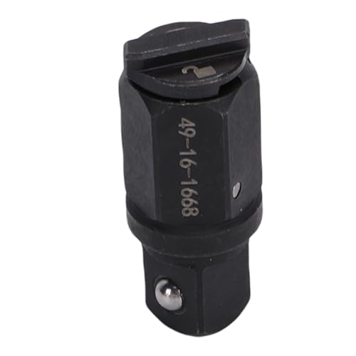 Alomejor Yunque -Treuhänderadapter -Kohlenstoffstahlverriegelungsfunktion für M12 Box Trimmkanten, Ergonomische Mechanikdesign (3/8 Zoll 49-16-1668) von Alomejor