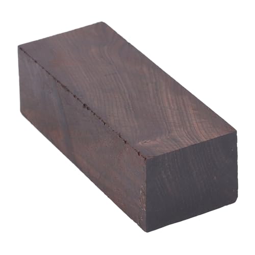 Ebenholz-Rohling, Unverzichtbarer Block für Heimwerker, Heimwerker, Instrumentengriff, Briefbeschwerer von Alomejor