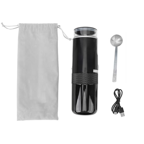Tragbare Kaffeemaschine mit Automatischer Extraktion, Wiederaufladbar, Leicht, für Reisen, Camping, Wandern, Angeln von Alomejor