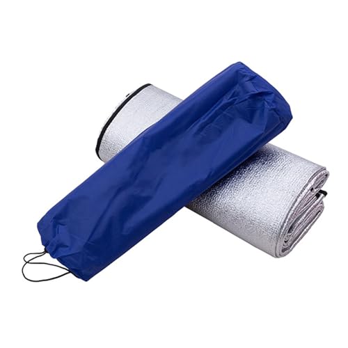 Ultraleichte und Tragbare, Wasserdichte PVC -Aluminiumfolienmatte, Geeignet für Campingumgebungen Am Strand und Im Zelt, Weiche EVA -Schaummatte für Einen Bequemen Schlaf, Leicht zu Reinigen (1,5 m) von Alomejor