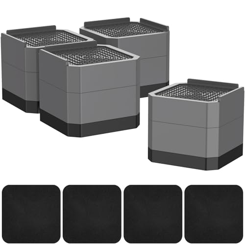 4Stück Verstellbare Möbelerhöhung 7,3CM Tischbeinverlängerung Möbelfüsse Höhenversteller Betterhöhung Tisch Erhöhungsblöcke Quadratische Betterhöhungen für Couch Schreibtisch Sofa Tisch Bücherregal 4Stück Verstellbare Möbelerhöhung 7,3CM Tischbeinverlängerung Möbelfüsse Höhenversteller Betterhöhung Tisch Erhöhungsblöcke Quadratische Betterhöhungen für Couch Schreibtisch Sofa Tisch Bücherregal von Alongen