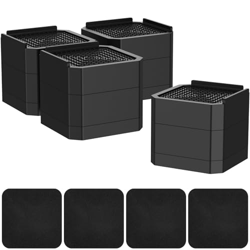 4Stück Verstellbare Möbelerhöhung 7,3CM Tischbeinverlängerung Möbelfüsse Höhenversteller Betterhöhung Tisch Erhöhungsblöcke Quadratische Betterhöhungen für Couch Schreibtisch Sofa Tisch Bücherregal 4Stück Verstellbare Möbelerhöhung 7,3CM Tischbeinverlängerung Möbelfüsse Höhenversteller Betterhöhung Tisch Erhöhungsblöcke Quadratische Betterhöhungen für Couch Schreibtisch Sofa Tisch Bücherregal von Alongen