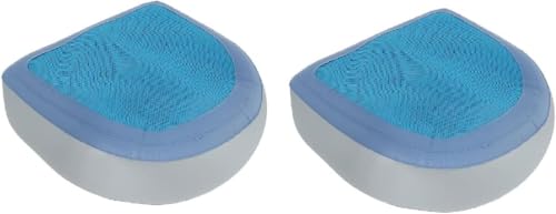Aufblasbare Sitzerhöhung Spa Booster Sitzpolster Sitzauflage für Whirlpools Rückenstütze Bad Weiches Aufblasbares Badewannenkissen Rutschfester Matte Sitze Entspannendes Rückenpolster (Blau#01 2PCS) von Alongen