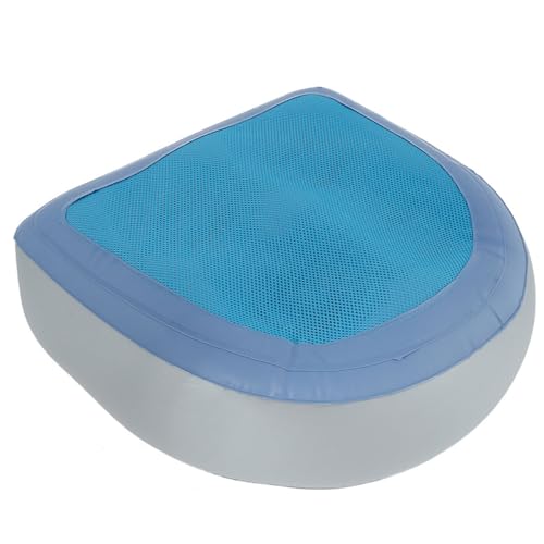 Aufblasbare Sitzerhöhung Spa Booster Sitzpolster Sitzauflage für Whirlpools Rückenstütze Bad Weiches Aufblasbares Badewannenkissen Rutschfester Matte Sitze Entspannendes Rückenpolster (Blau#01 1PCS) von Alongen