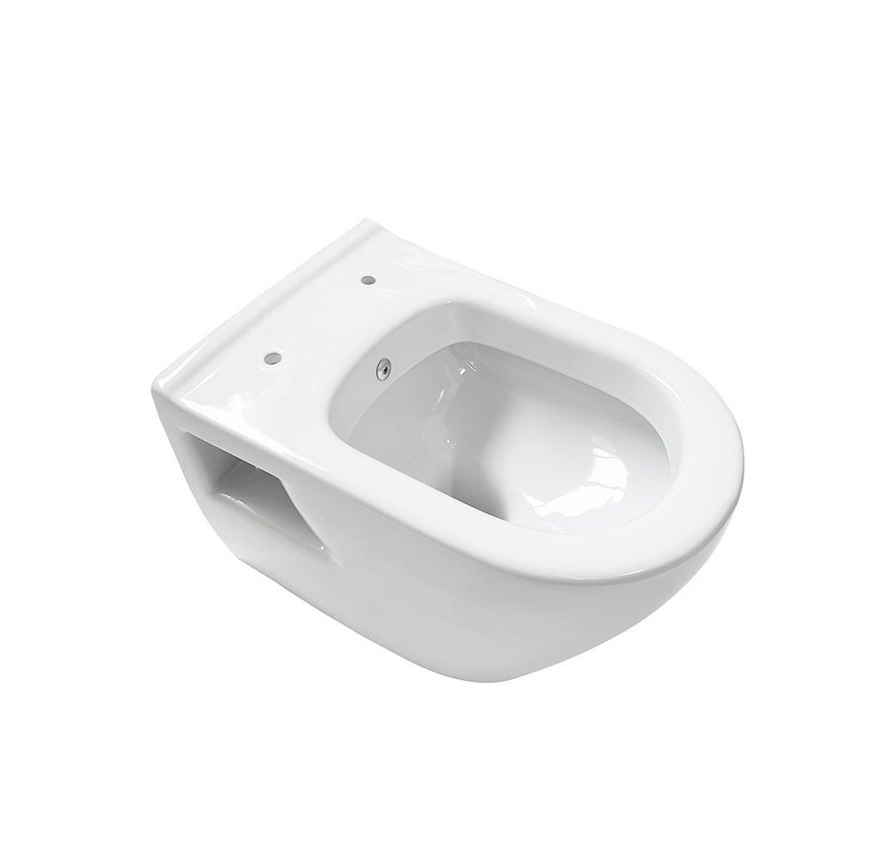 Aloni Tiefspül-WC AL5508, wandhängend, Abgang waagerecht, Aloni Hänge Wand Dusch-WC Taharet WC Bidet-WC Bidet Toilette von Aloni